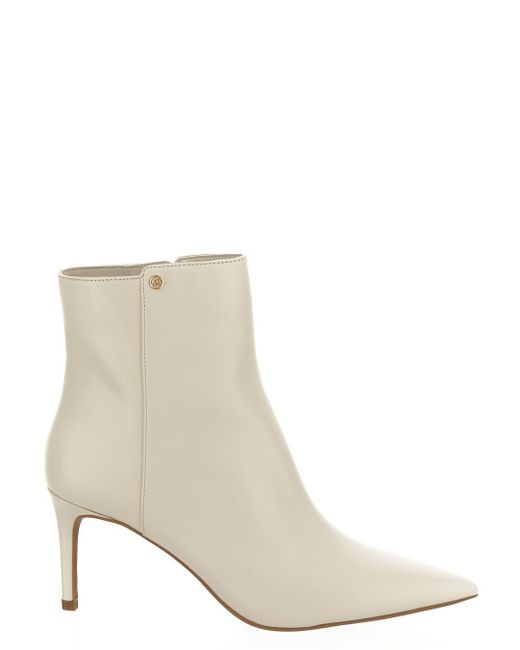 MICHAEL Michael Kors Alina Ankle Boots in White | Lyst
