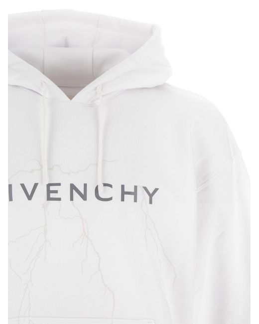 Givenchy White Cotton Sweatshirt for men