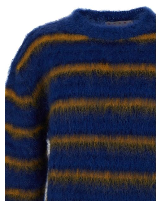 Marni Blue Furry Knit for men