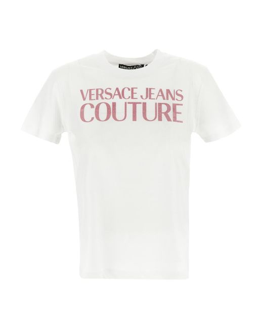 Versace Jeans White T-Shirts And Polos