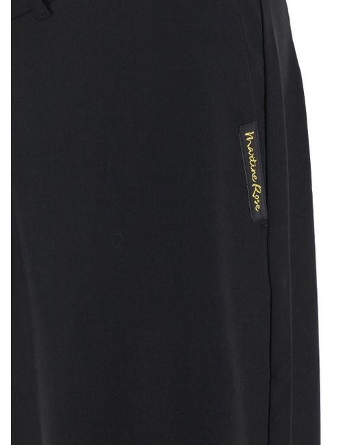 Martine Rose Black Drawcord Tailored Trouser for men