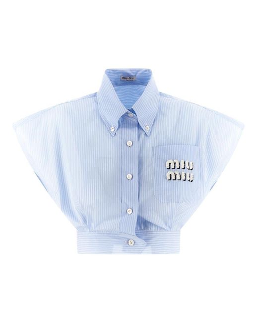 Miu Miu Blue Shirt