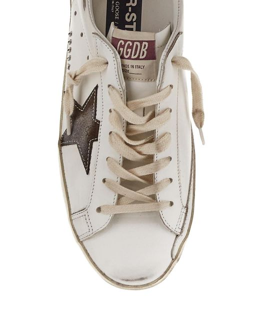Golden Goose Deluxe Brand White Super Star Classic Sneaker for men