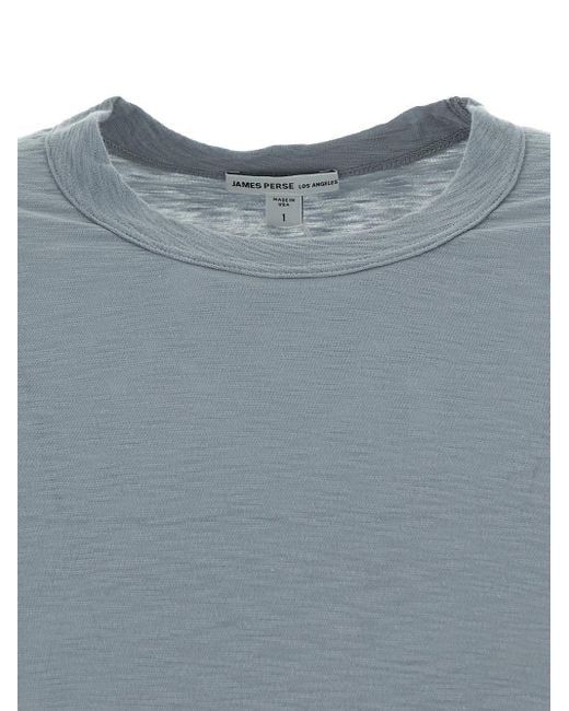James Perse Blue Cotton T-shirt