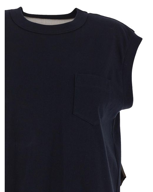 Sacai Blue Dress Woman