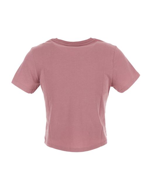 Maison Kitsuné Pink Maison Kitsune' T-Shirts And Polos