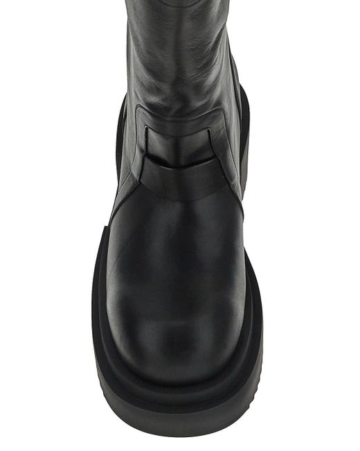 Rick Owens Black Pull On Bogun Boot for men