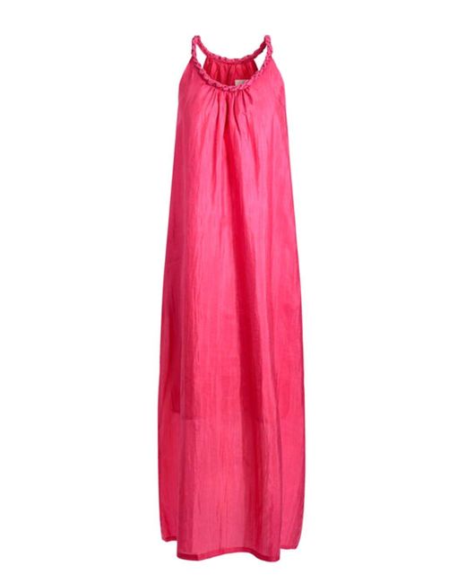 THE ROSE IBIZA Pink Silk Dress