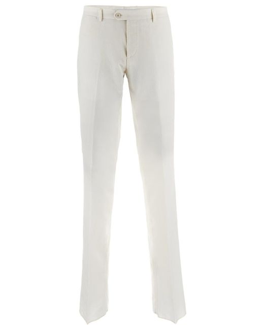 Lardini White Classic Suit for men