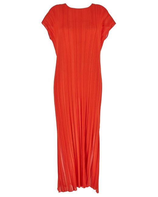 Gentry Portofino Red Pleated Dress