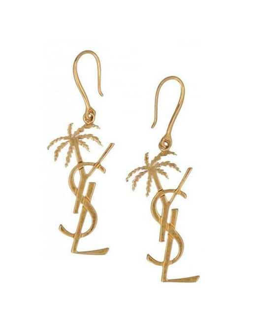 Saint laurent palm earrings Clearance