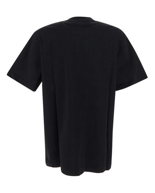 Closed Black Cotton T-shirt for men