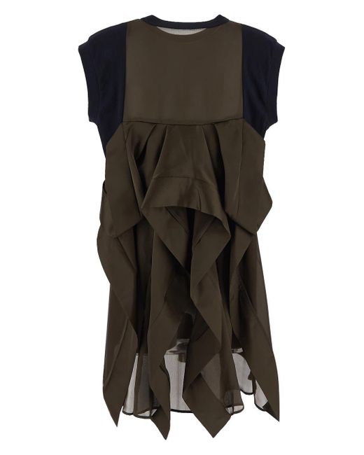 Sacai Blue Dress Woman