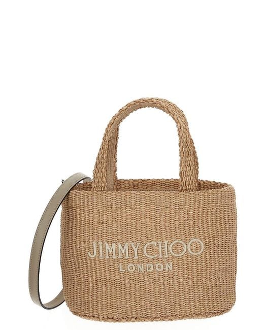 Jimmy Choo Metallic Beach Bag
