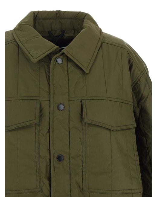 Canada Goose Green Carlyle Quilted Shirt Jacket for men