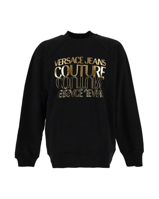 Versace Black Logo Sweatshirt for men