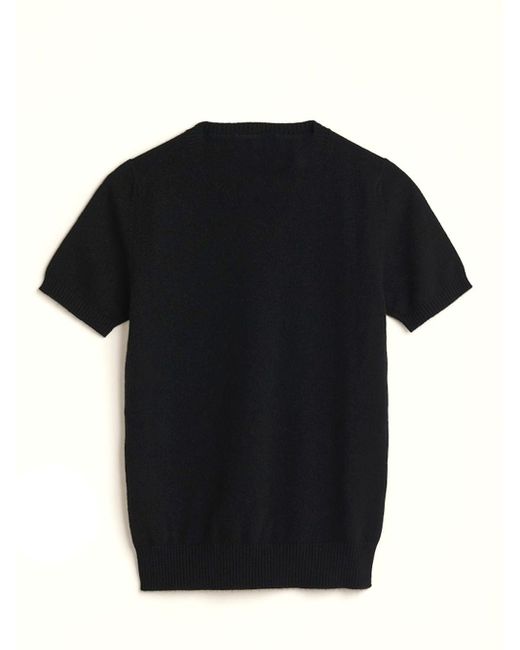 Miu Miu Black Cashmere T-shirt