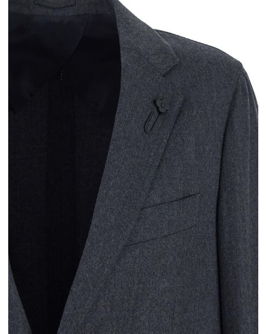 Lardini Blue Classic Jacket for men