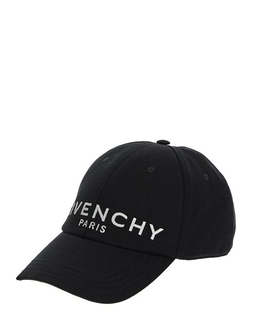Givenchy Black Curved Cap for men