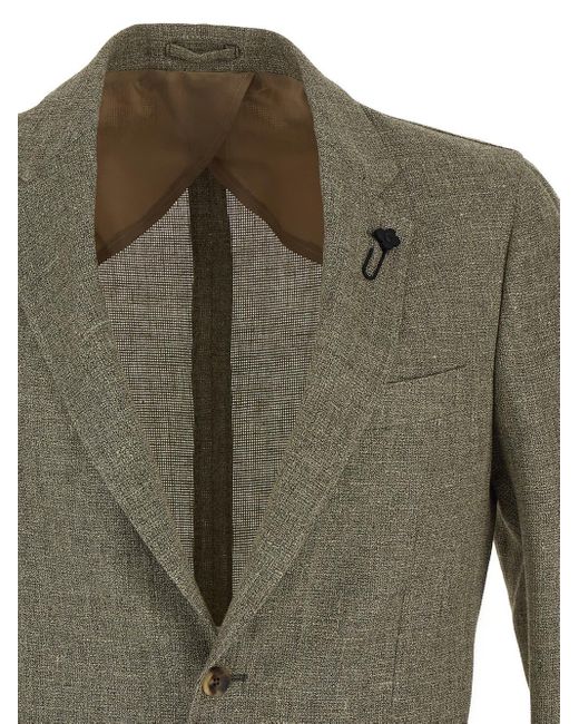 Lardini Green Single-breast Jacket for men
