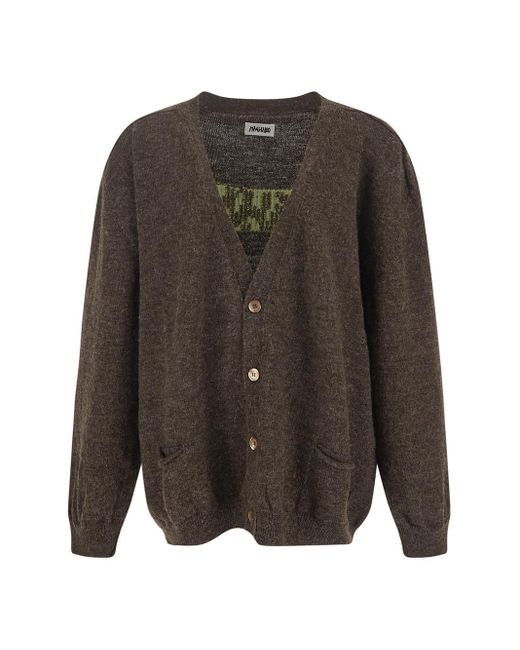Magliano Brown Knitted Cardigan for men