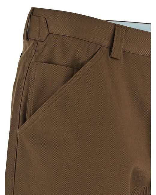 Closed Brown Dover Tapered Trousers for men