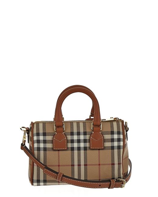 Burberry Bowling Mini Bag in Brown Lyst
