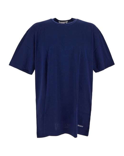 Comme des Garçons Blue Logo T-Shirt T-Shirt for men