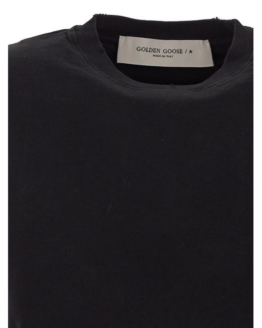 Golden Goose Deluxe Brand Black Cotton T-shirt