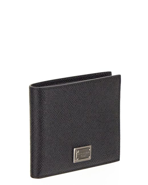 Dolce & Gabbana Black Bifold Wallet for men