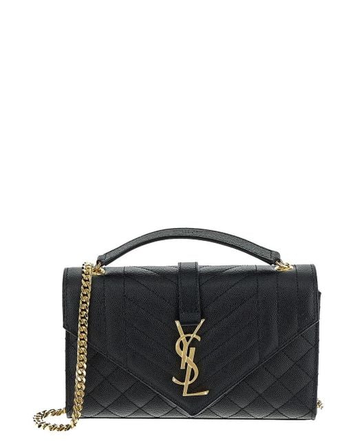Envelope small bag in 2025 grain de poudre embossed leather