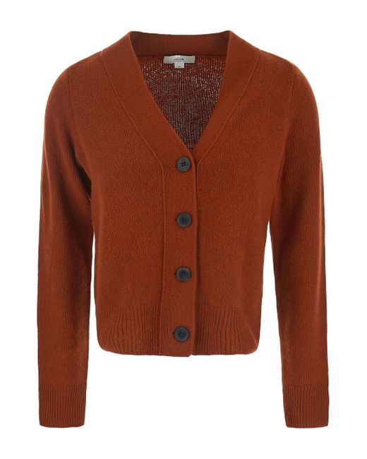 vince cropped cardigan