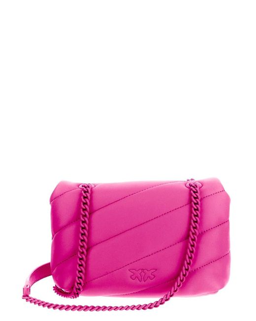 Pinko Purple Love Puff Bag
