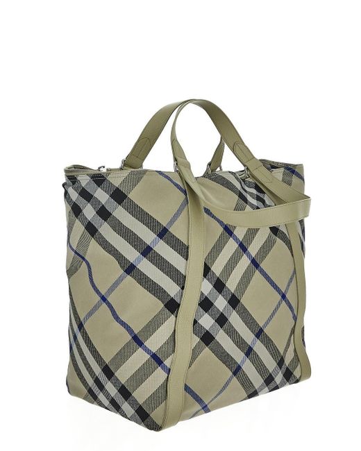 Burberry Metallic Large Field Tote for men