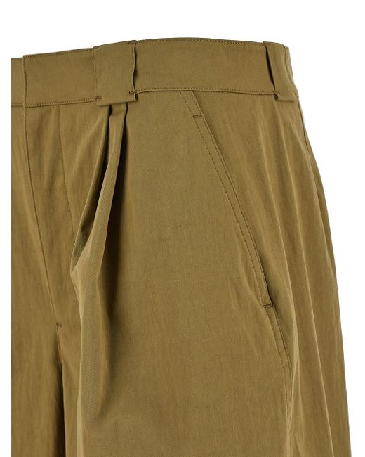 Lemaire Green Wide Leg Trousers
