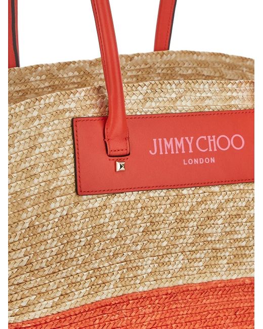 Jimmy Choo Pink Beach Bag