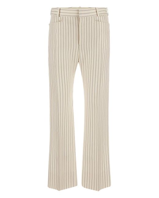Tom Ford Natural Wool Trousers