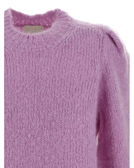 Isabel Marant Purple Emma Mohair Knitwear