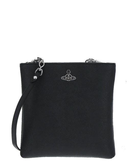 Vivienne Westwood Squire New Square Crossbody Bag in Black Lyst