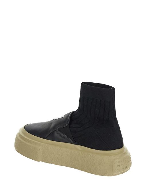 MM6 by Maison Martin Margiela Blue Hybrid Slip-on Sneaker for men