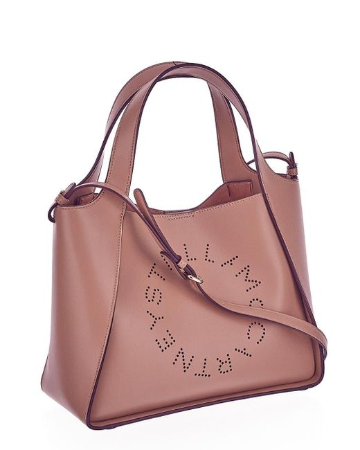 Stella McCartney Pink Logo Crossbody Bag