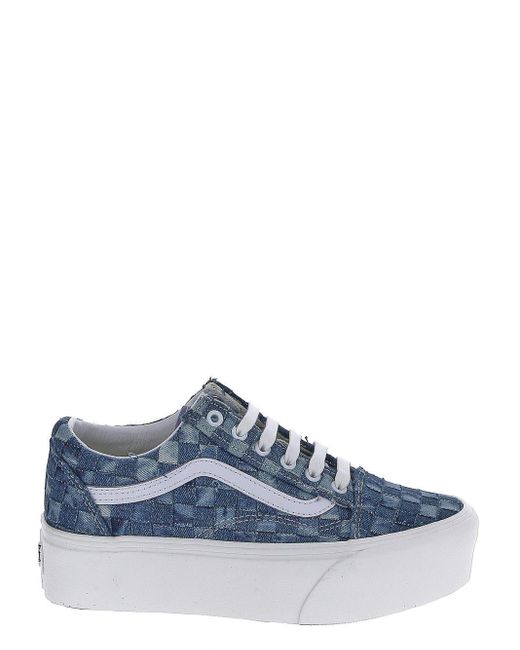 Vans Denim Sneakers in Blue | Lyst