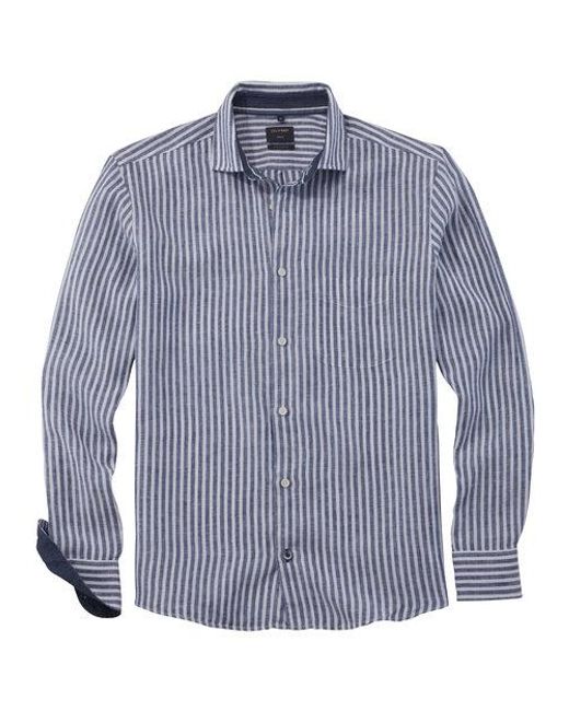 Olymp Casual Overhemd in het Blue voor heren
