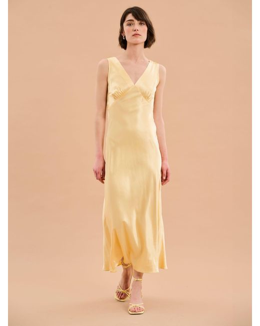 OMNES Natural Iris Maxi Dress