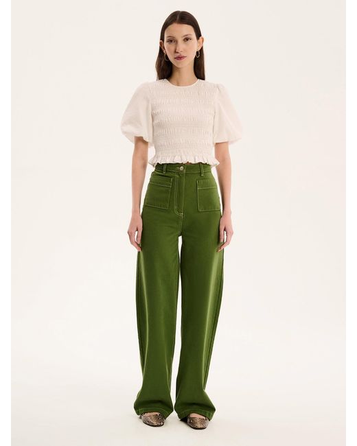 OMNES Green Nicolla Top
