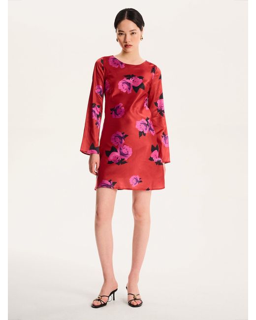 OMNES Red Roberta Dress