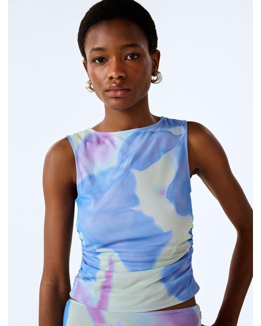 OMNES Blue Delia Top