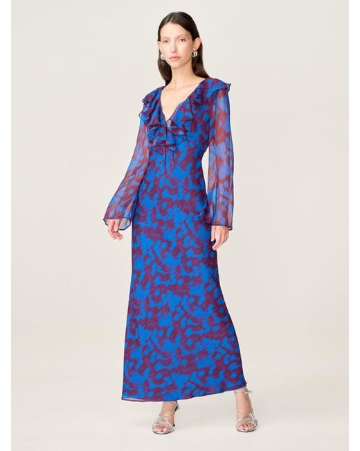 OMNES Blue Yvette Dress