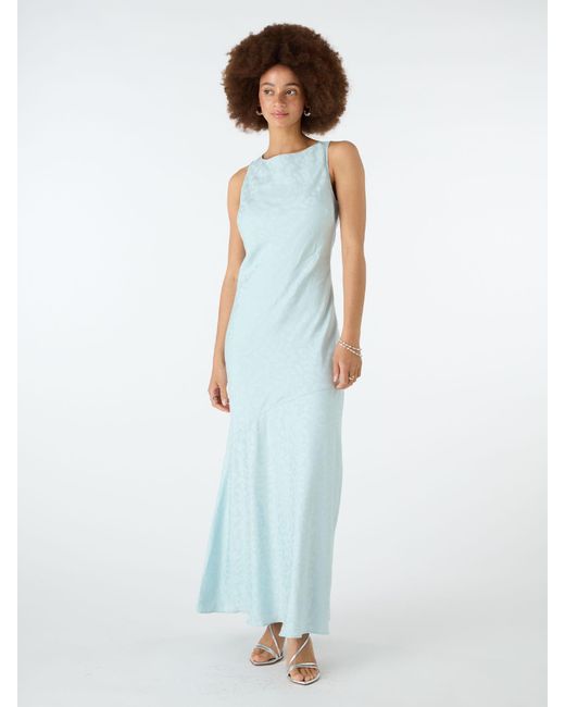 OMNES Blue Ilona Column Dress