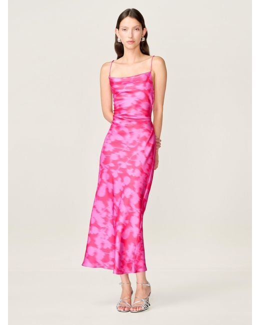 OMNES Pink Riviera Midi Dress